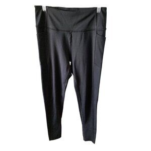 Victoria Secret Leggings Dark Black Color Large Pockets No Tag